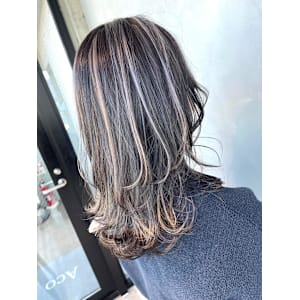 上品ハイライト/シルバーベージュ/ダークグレージュ - Aco【アコ】掲載中