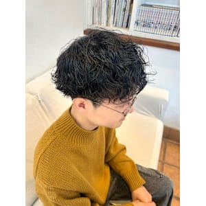 ツーブロマッシュ/メンズパーマ/ちさき