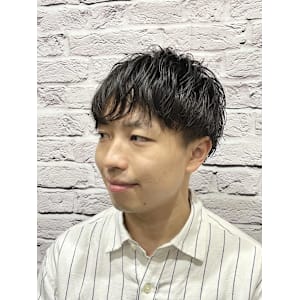 メンズ/マッシュ/ツーブロック/シークレットパーマ