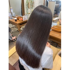 髪質改善トリートメント/酸熱トリートメントでツヤ髪ツヤカラー