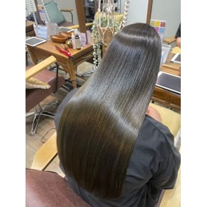髪質改善トリートメント/酸熱トリートメントでツヤ髪ツヤカラー