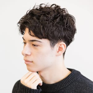 (ビジネスマン)に◎マッシュ ショート×スペインカール