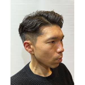 大人シチサンパーマスタイル