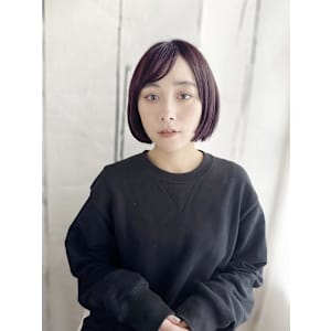 ツヤ感ナチュラルカールボブ