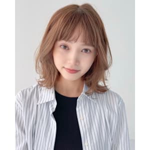 Agu hair novem 大分明野店×ミディアム