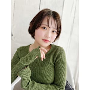 20代30代40代　イメチェン大人可愛いニュアンスボブ