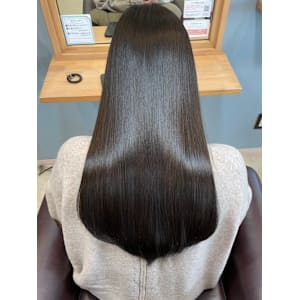 【MICHI 富田店　古作蓮】髪質改善ストレート　艶髪ロング