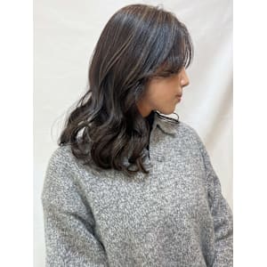 【MICHI 富田店　杉本 郁美】ハイライト　グレージュ