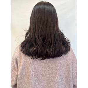 【MICHI 富田店　杉本 郁美】ブラウン　顔周りレイヤー