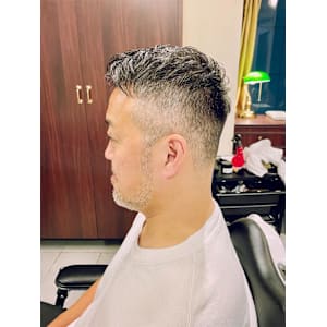 【40代 男性】ロンドンイケオジショート（大宮/バーバー）