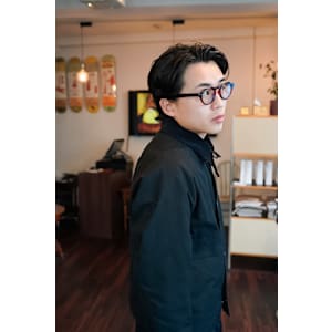 アップバングスタイル