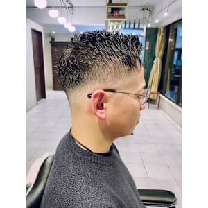 【40代 男性】ロンドンアイロンショート（大宮/バーバー）