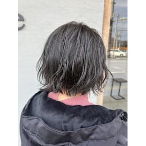 波巻きブルーグレー