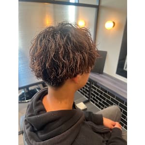 メンズツイストスパイラルパーマ