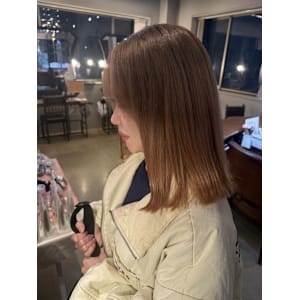 ダブルカラー/ベージュ/ミルクティーベージュ