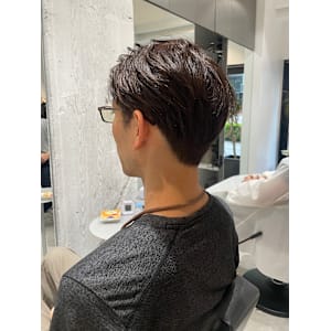 【 メンズショート × ブラウンカラー 】