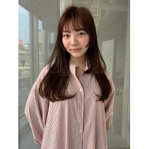 姫カットレイヤー×ロングヘアー