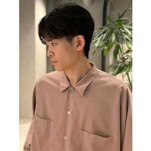 ハンサムショート　韓国風ヘア　爽やか　前髪あり　20代30代