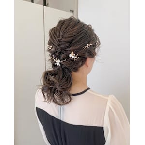 お呼ばれヘアセット