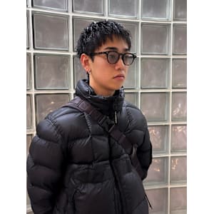 メンズ　ショートバング/スパイキーショート/スタイル