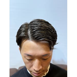 大人ミディアムナチュラルパーマ