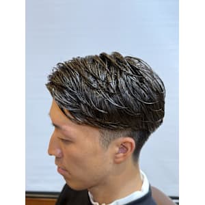 大人ミディアムナチュラルパーマ