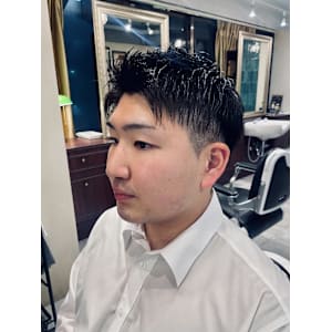 【20代 男性】ツーブロソフトモヒカン（大宮/バーバー）