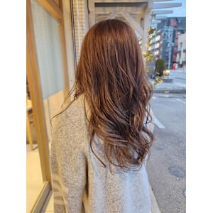 グレージュ　ロング