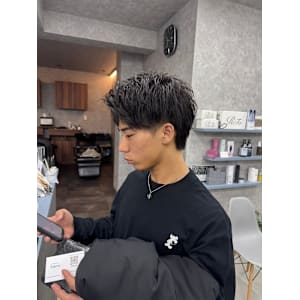 王道アップバング