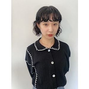 大人かわいいボブパーマ