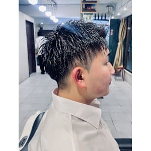 【20代 男性】ツーブロソフトモヒカン（大宮/バーバー）