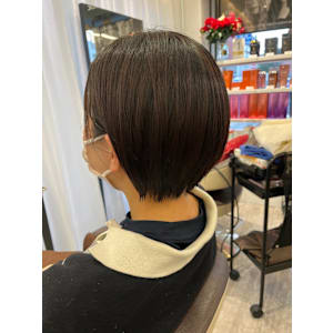 ☆丸み愛されショート☆柔らかツヤブラウン☆