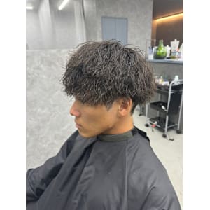 刈り上げマッシュ×ツイストスパイラル