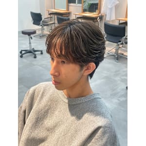 シースルーマッシュ×カルマパーマ