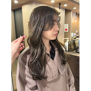 オリーブベージュ/透明感カラー/オリーブブラウン/横浜