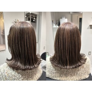 アンブレラカラーで作る白髪ぼかしカラー【船橋/白髪ぼかし】