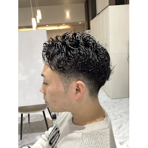 2ブロックパーマ