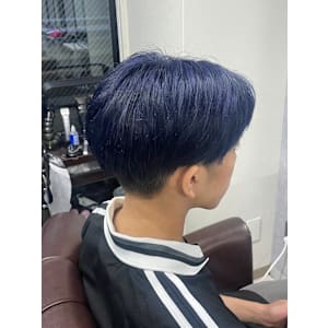 ネイビーブルー - GLADGE池袋/ダブルカラー/ブリーチ【グラッジイケブクロダブルカラーブリーチ】掲載中