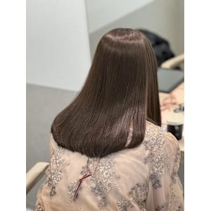 透明感ベージュカラー