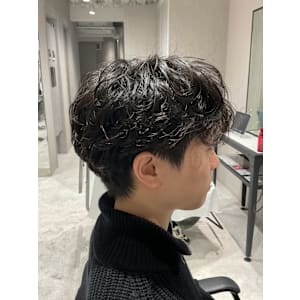 【シャドウパーマ】マッシュ/メンズパーマ/メンズカット/池袋