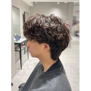 【シャドウパーマ】マッシュ/メンズパーマ/メンズカット/池袋