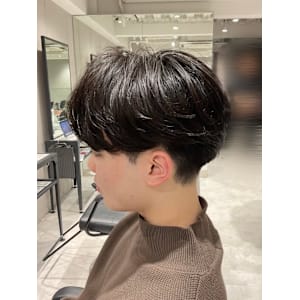 【カルマパーマ】メンズヘア/メンズパーマ/センターパート