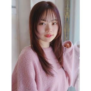 顔周りレイヤースタイル