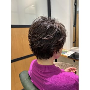 パーマショート - 半個室 rire hair 千早店【ハンコシツリールヘアーチハヤテン】掲載中
