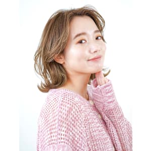 ミディアム・ボブ/絶壁解消/前髪あり/30代/40代/ - INCEPTION  GINZA 銀座【インセプション】掲載中