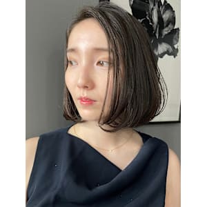 大人女性◎ワンレングスボブ