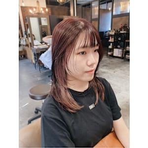 質感調整トステアカラー　岩谷明花