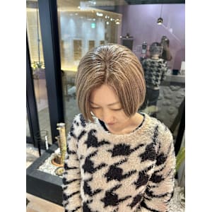 ふんわりベージュカラー