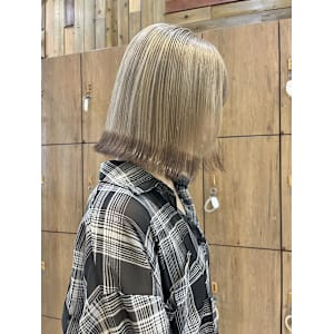 【黒田】ミルクティーベージュ/ボブ/裾カラー - LUCK 辻堂【ラックツジドウ】掲載中