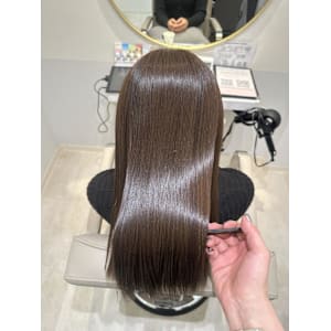 髪質改善カラー○山地